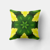 ABSTRACT YELLOW AND GREEN DRAWING. SAMER BRASIL. 3 KISSEN (Rückseite)