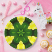 ABSTRACT YELLOW AND GREEN DRAWING. SAMER BRASIL. 3 PAPPTELLER (Party)