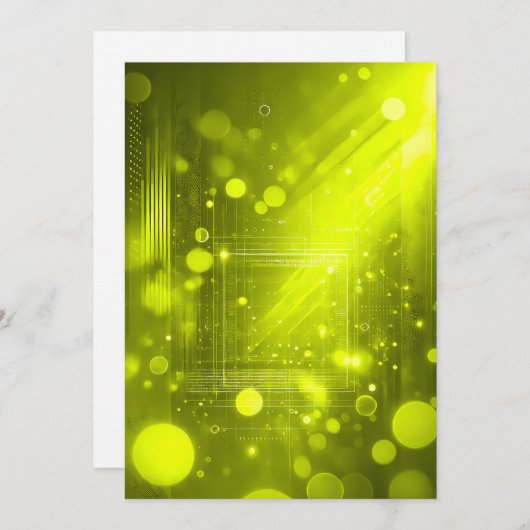 Abstract yellow lights and shapes (Vorne/Hinten)