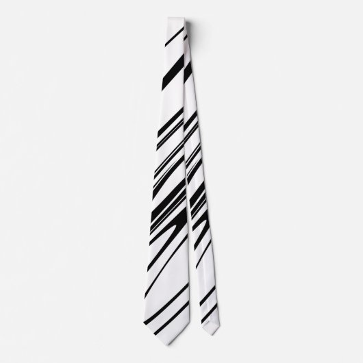Abstract Zebra Print Krawatte (Vorderseite)