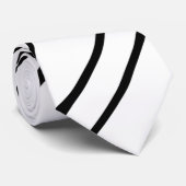 Abstract Zebra Print Krawatte (Gerollt)