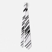 Abstract Zebra Print Krawatte (Rückseite)