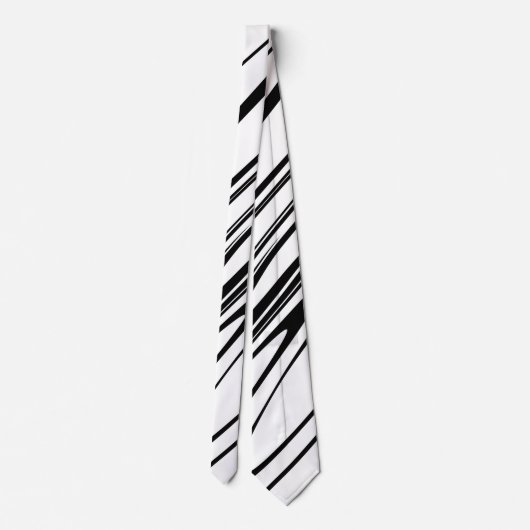 Abstract Zebra Print Krawatte (Rückseite)