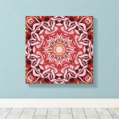 Abstract Zen Mushrooms Home Decor Wall Art Leinwanddruck (Insitu (Holzboden))