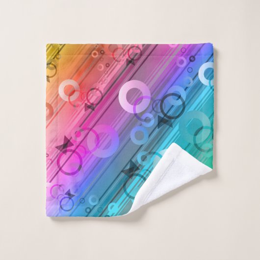 Abstract Zusammensetzung Badhandtuch Set (Waschlappen)