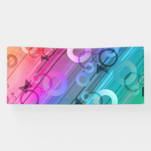 Abstract Zusammensetzung Banner