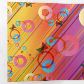 Abstract Zusammensetzung Dreifach Gefaltete Urlaubskarte (Innen Erste Seite)