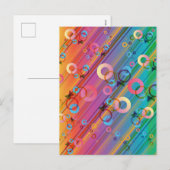 Abstract Zusammensetzung Feiertagspostkarte (Vorne/Hinten)