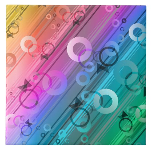 Abstract Zusammensetzung Fliese (Vorderseite)