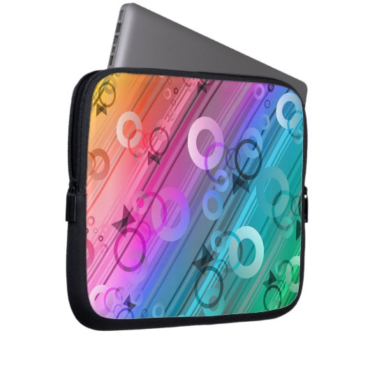 Abstract Zusammensetzung Laptopschutzhülle (Vorne Rechts)