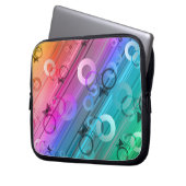Abstract Zusammensetzung Laptopschutzhülle (Vorderseite Links)