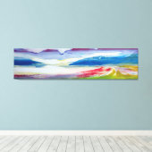 Abstract Zusammensetzung Leinwanddruck (Insitu (Holzboden))