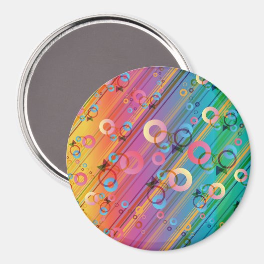 Abstract Zusammensetzung Magnet (Vorderseite/Rückseite)