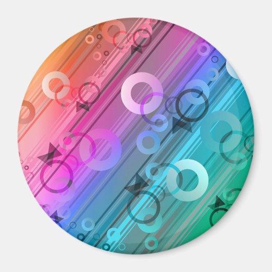 Abstract Zusammensetzung Magnet (Vorne)