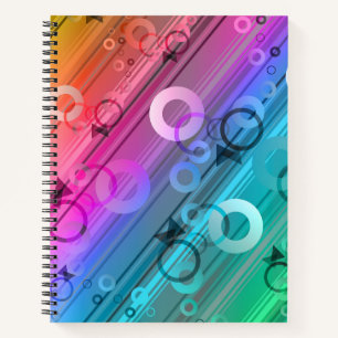 Abstract Zusammensetzung Notizblock