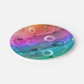 Abstract Zusammensetzung Pappteller (Schrägansicht)