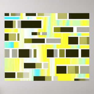 Abstract Zusammensetzung Poster