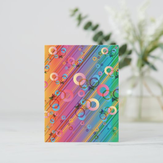 Abstract Zusammensetzung Postkarte (Stehend Vorderseite)