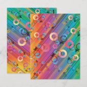 Abstract Zusammensetzung Postkarte (Vorne/Hinten)