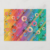 Abstract Zusammensetzung Postkarte (Rückseite)