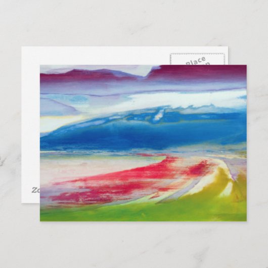 Abstract Zusammensetzung Postkarte (Vorne/Hinten)