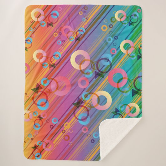 Abstract Zusammensetzung Sherpadecke (Vorderseite)