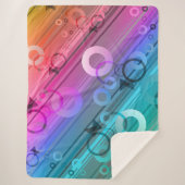 Abstract Zusammensetzung Sherpadecke (Vorderseite)