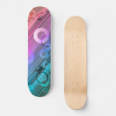 Abstract Zusammensetzung Skateboard (Vorderseite)