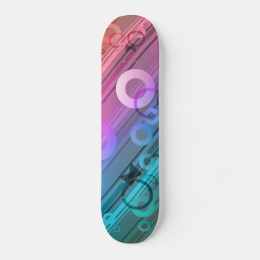 Abstract Zusammensetzung Skateboard (Vorderseite)