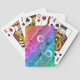 Abstract Zusammensetzung Spielkarten