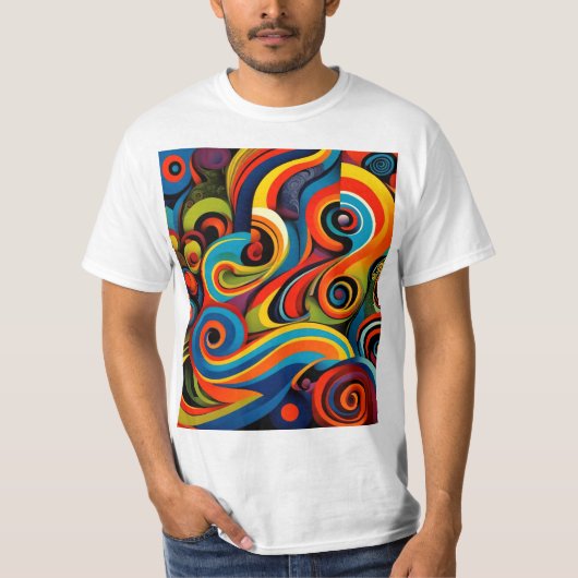 Abstracta Psychedelica 10 T-Shirt (Vorderseite)