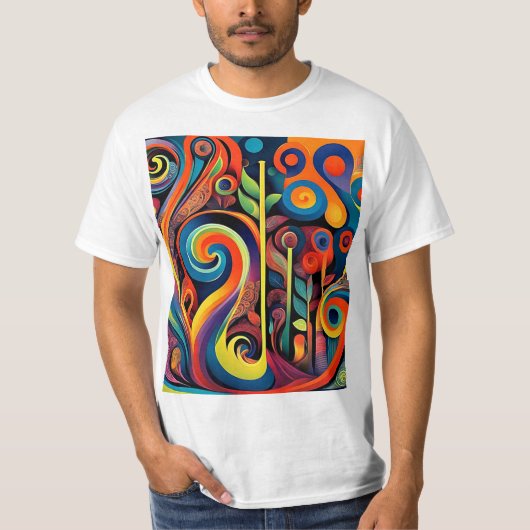Abstracta Psychedelica 12 T-Shirt (Vorderseite)