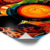 Abstracta Psychedelica 3 Poster (Ecke)