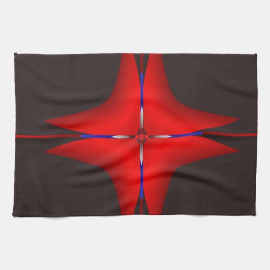 Abstractapax A 11_2014, abstrakte Kunst Geschirrtuch (Horizontal)