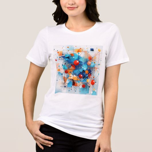 AbstractAura Tri-Blend Shirt (Vorderseite)