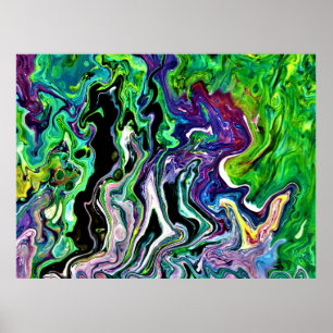Abstracte Farbstudie 173, Poster
