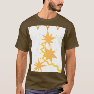 ABSTRACTE GRAFIK STARBURST T-Shirt