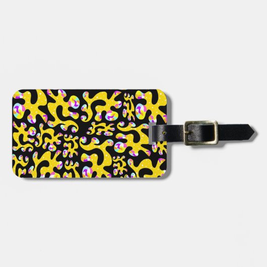 Abstracted background  gepäckanhänger (Vorderseite horizontal)