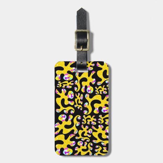 Abstracted background  gepäckanhänger (Vorderseite vertikal)