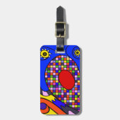 Abstracted Gepäckanhänger (Vorderseite vertikal)