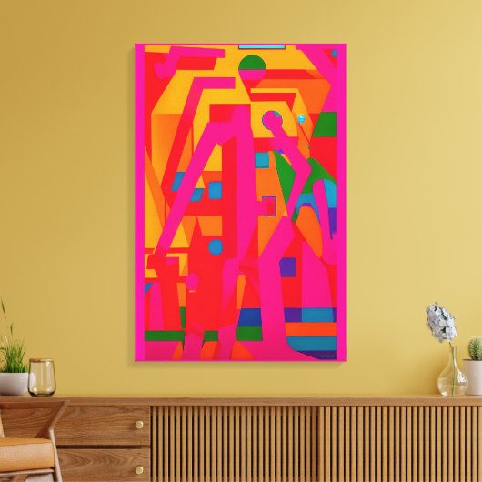 Abstracted Progress Leinwanddruck (Insitu (Wohnzimmer))