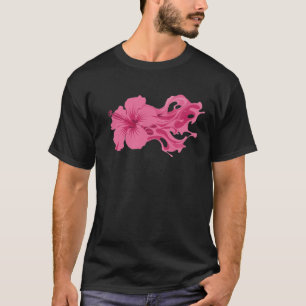 ABSTRACTES BLUMENMOTIV 9 Künstlerisches Design Pri T-Shirt