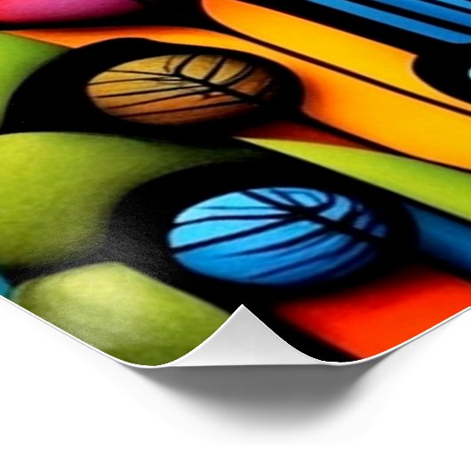 Abstracti Foliagi 2 Poster (Ecke)