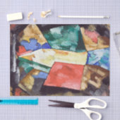 Abstraction Blue Yellow & Green von Marsden Hartle Seidenpapier (Handwerk)