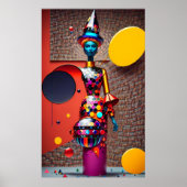 Abstraction of the Astro-Witch Poster (Vorne)