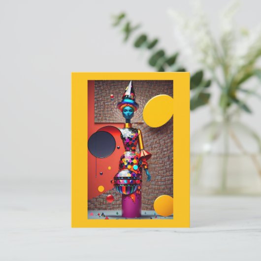 Abstraction of the Astro-Witch Postkarte (Stehend Vorderseite)