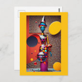 Abstraction of the Astro-Witch Postkarte (Vorne/Hinten)