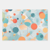 abstracto círculos pastel geschenkpapier set (Vorderseite 3)