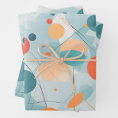 abstracto círculos pastel geschenkpapier set (Beispiel)
