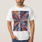 Abstracto en 3D T-Shirt (Vorderseite)